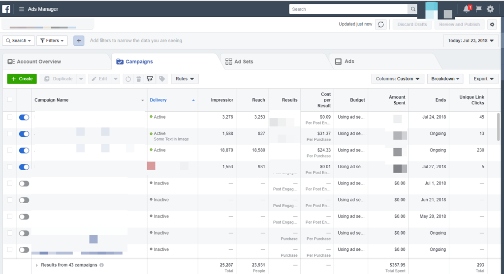 Essential guide to Facebook ad manager 2018