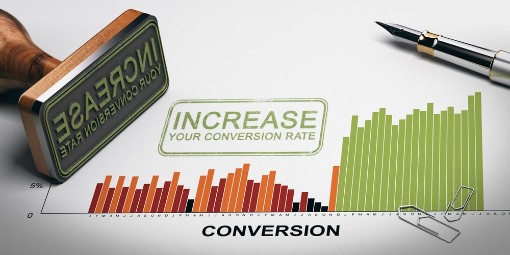 What is conversion rate in 2018?